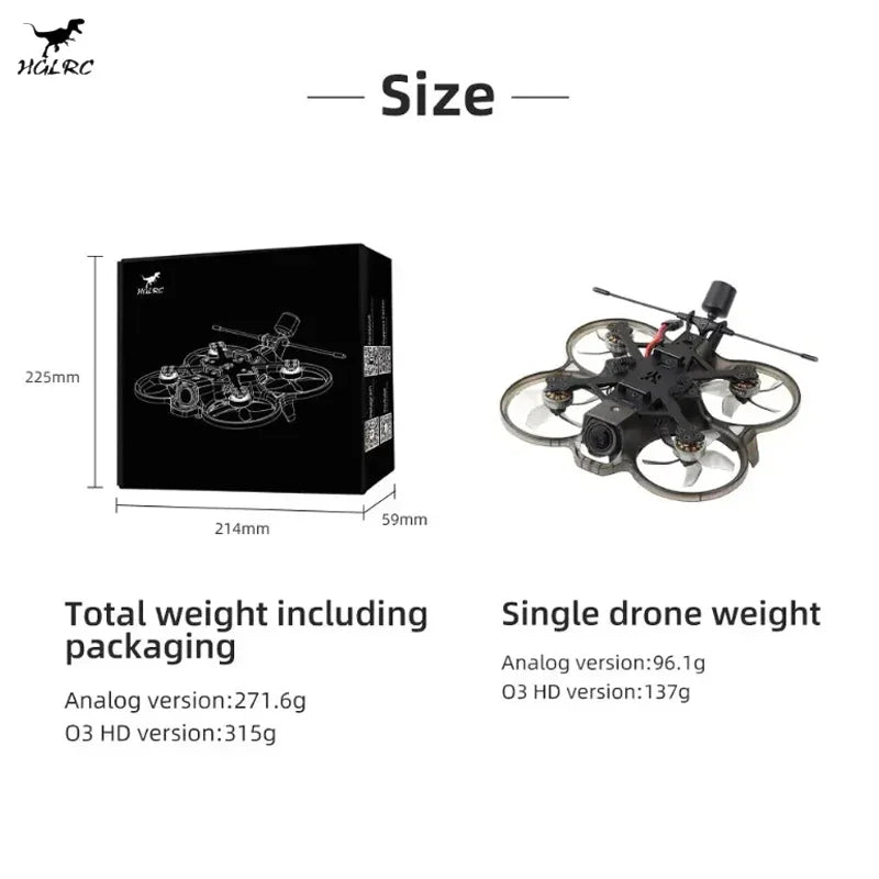 Talon 2-Inch Cinewhoop Drone | DJI O3 or Analog FPV | Tidesmit Tidesmit