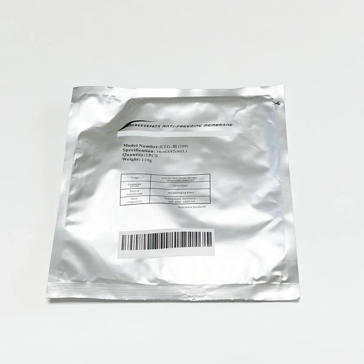 Antifreeze Membranes for Cryotherapy - 10 Pack 110g Professional Grade Scrubs Treatments Tidesmit
