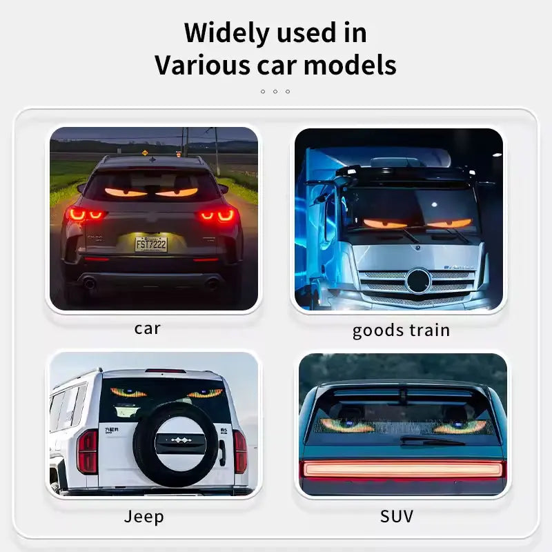 LED Pixel Panel Car Display 120x16.6cm - Programmable Scrolling Sign Tidesmit