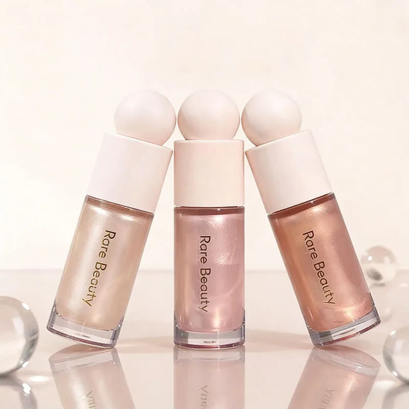 Tidesmit shimmering liquid blush and glitter face highlighter for a natural dewy glow and luminous contour makeup