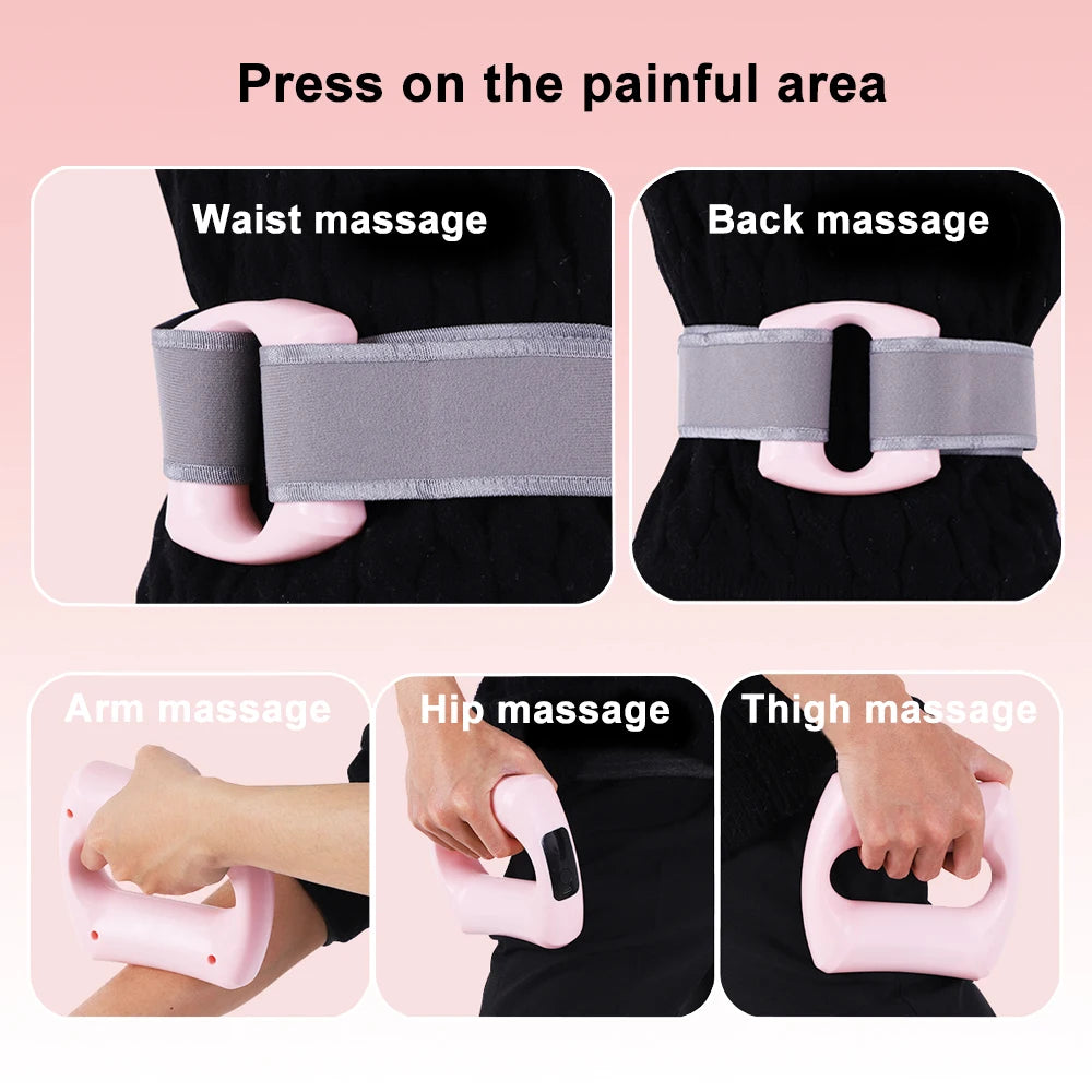 Electric Body Fascia Massage Ring for Deep Tissue Muscle Relief Back Massage Instrument Tidesmit