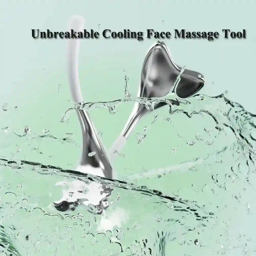 Tidesmit Stainless Steel Cooling Ice Globes for Facial Puffiness Relief Eye Massage Instrument Tidesmit