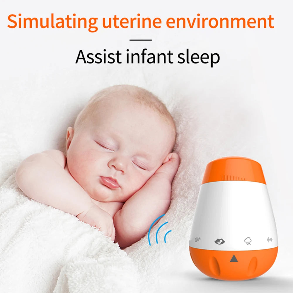 Smart Baby Sleep Soother White Noise Sound Machine for Infants Toddlers with 6 Soothing Sounds Built-in Battery Intelligent