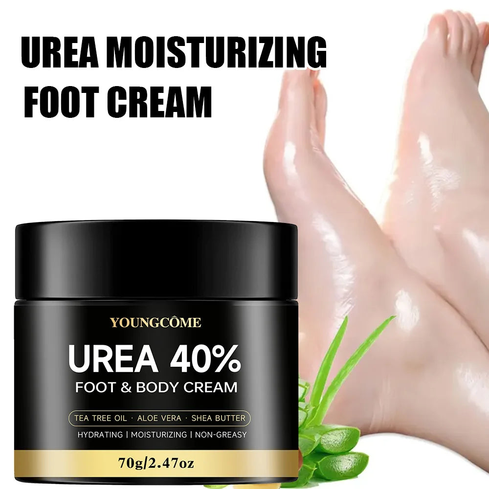 Urea 40% Cream for Cracked Heels and Dry Skin Repair - Tidesmit Scrubs Treatments Tidesmit
