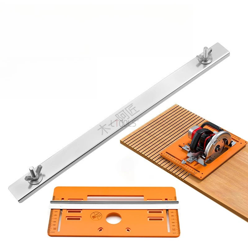 Circular Saw Base Plate 90° Flat 45° Oblique Cutting Trimming Machine Base Plate Woodworking Benches Router Flip Plate Trimming