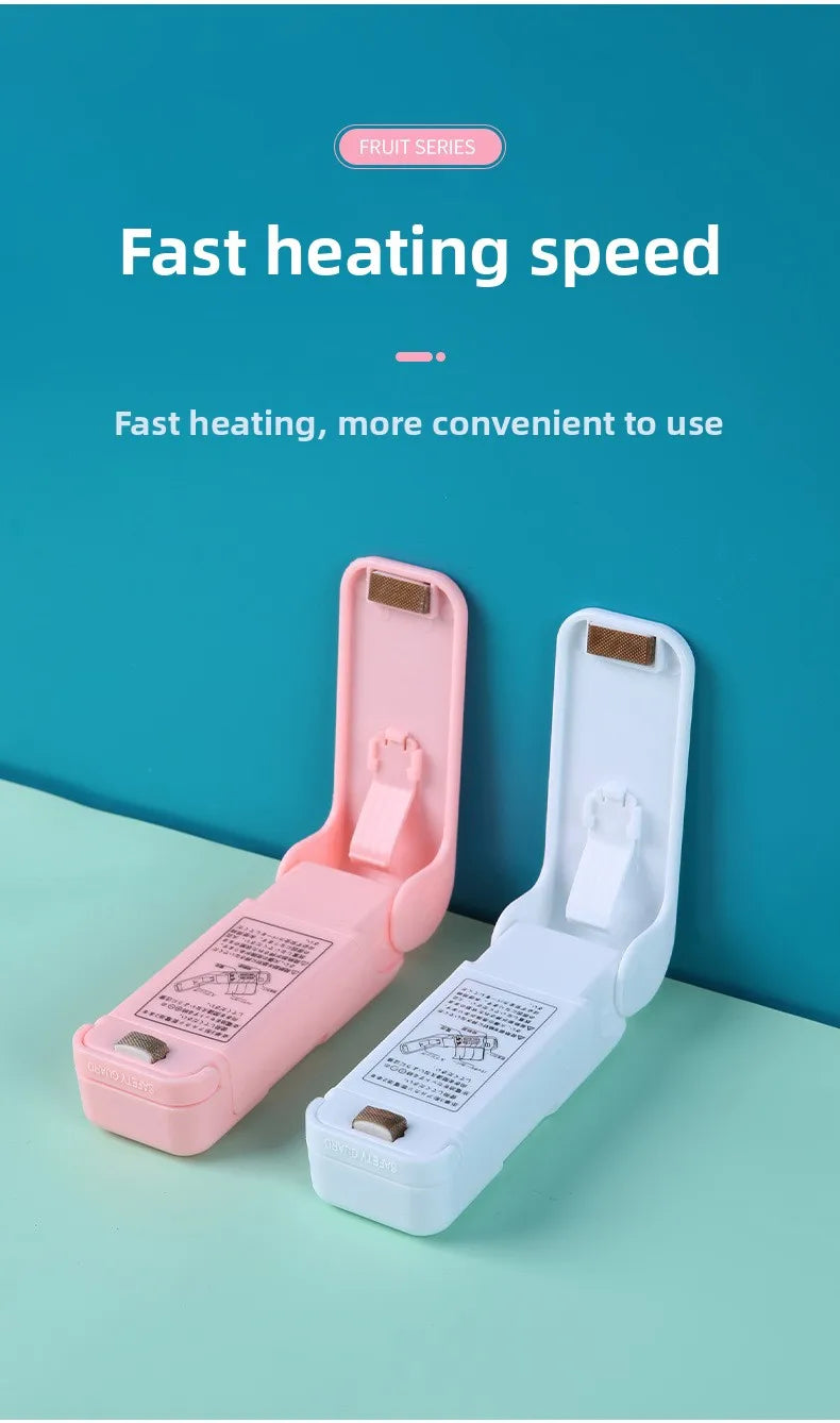 Mini Vacuum Sealer Machine Portable Food Sealer for Household Plastic Bag Sealing Snack Pack Fresh Keeping Moisture Proof