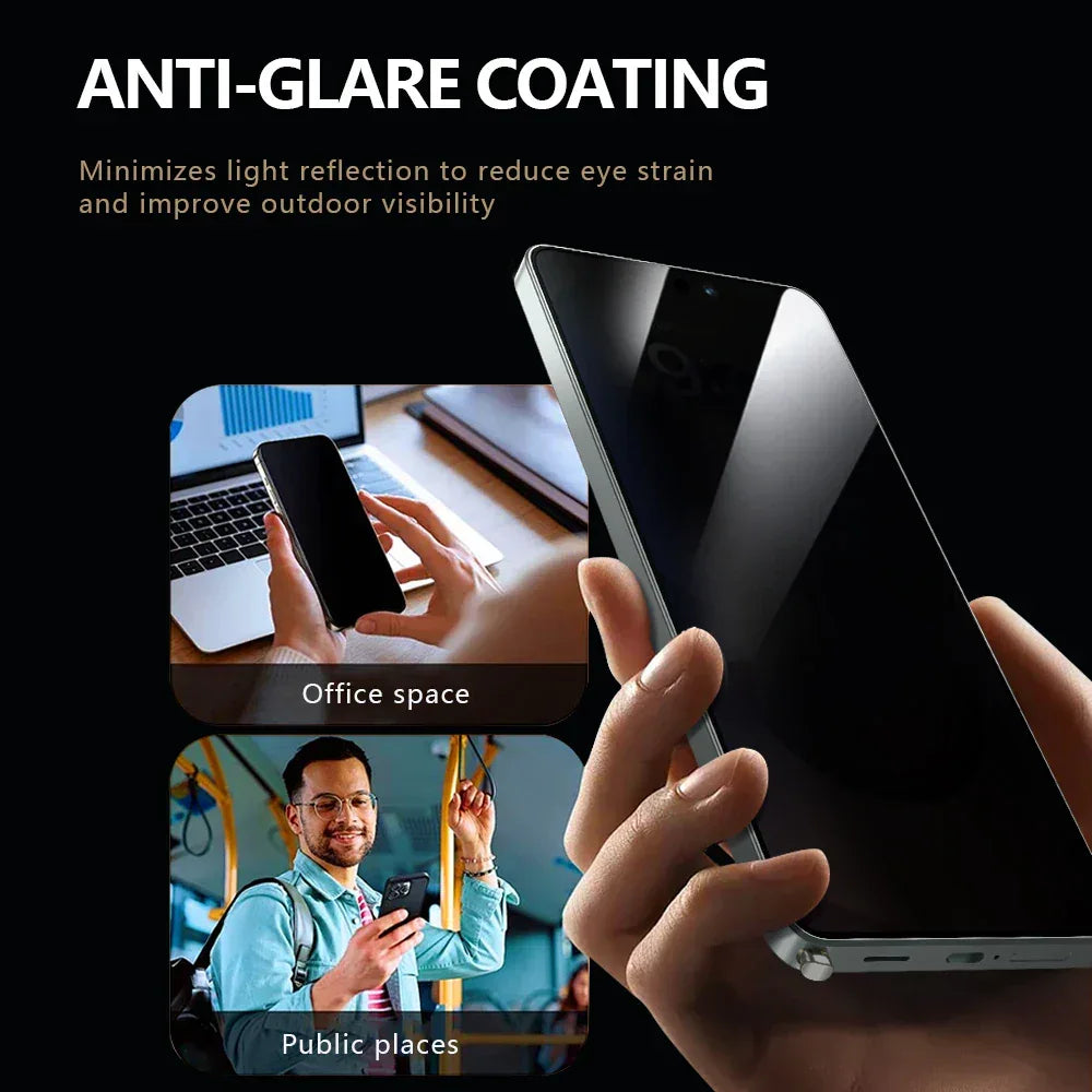 Anti-Spy Screen Protector for Samsung Galaxy S24 Ultra - 9H Privacy Glass Tidesmit