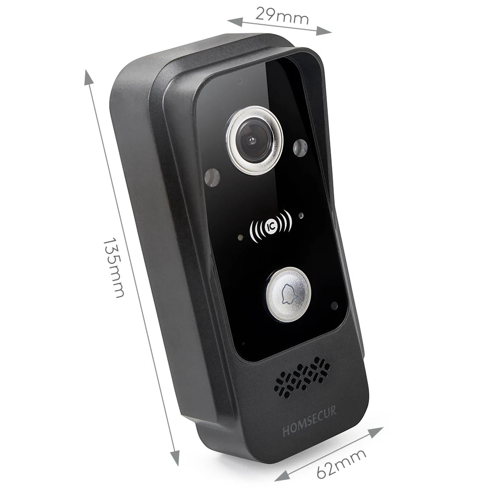 4 Wire IP65 HD Doorbell Camera 13.56Mhz IC Card Access 120° View Angle For HOMSECUR 1080P Tuya WIFI Video Doorbell Intercom