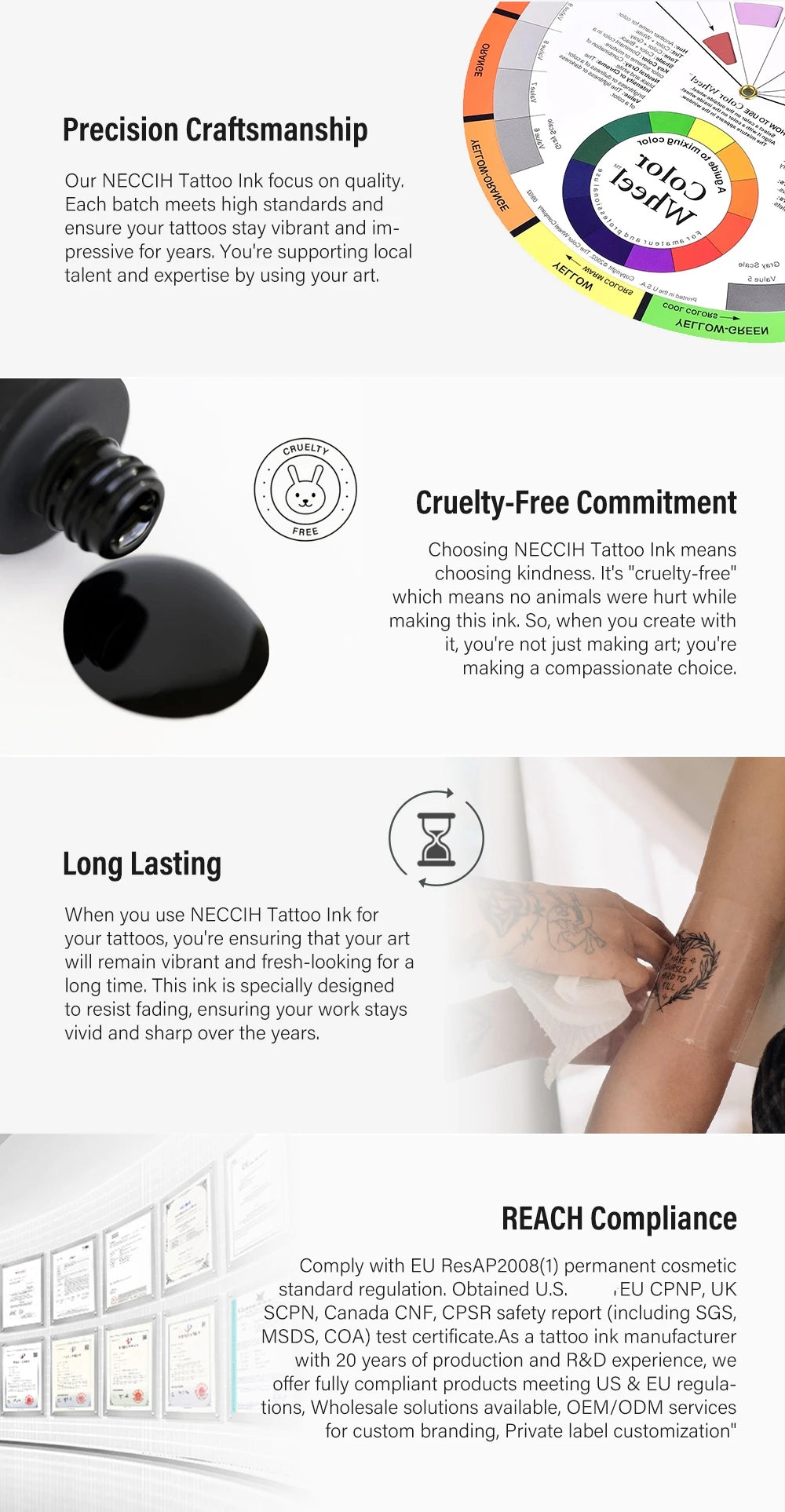 Tattoo Ink Pigment 30ml - Professional PMU Semi-Permanent Set Permanent Makeup Machines Tidesmit