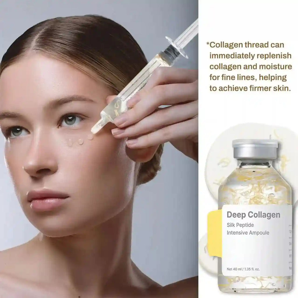 Tidesmit Silk Peptide Intensive Lifting Ampoule anti-aging serum with collagen and 30 peptide complex for skin firming