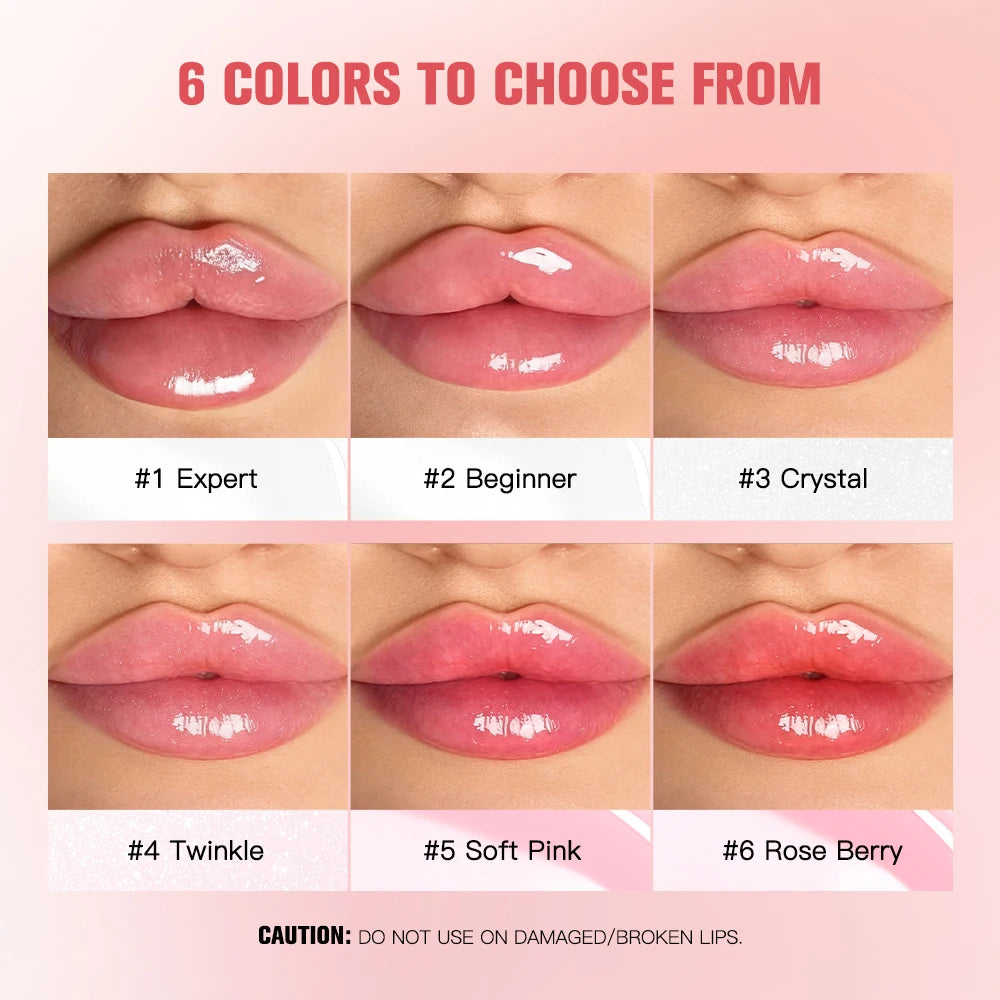 Lip Plumper Gloss Hydrating Shine - Nourishing Formula for Fuller Lips Lip Care Tidesmit