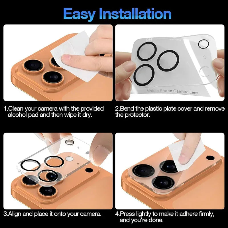 iPhone 17 Pro Max Camera Lens Protector | 9H Tempered Glass | Tidesmit Tidesmit