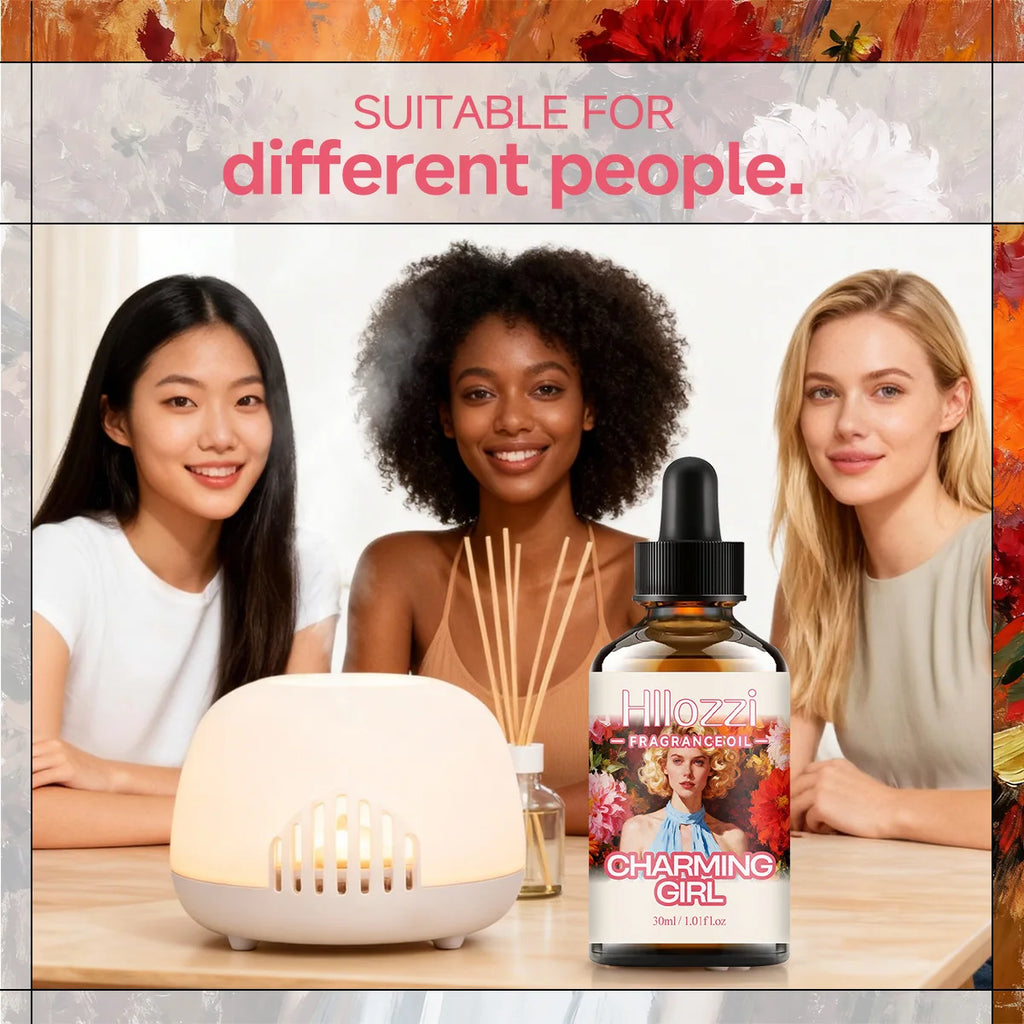 CHARMING GIRL FRAGRANCE OIL: For aromatherapy, diffusing, fargrance and candle Scented Candle.