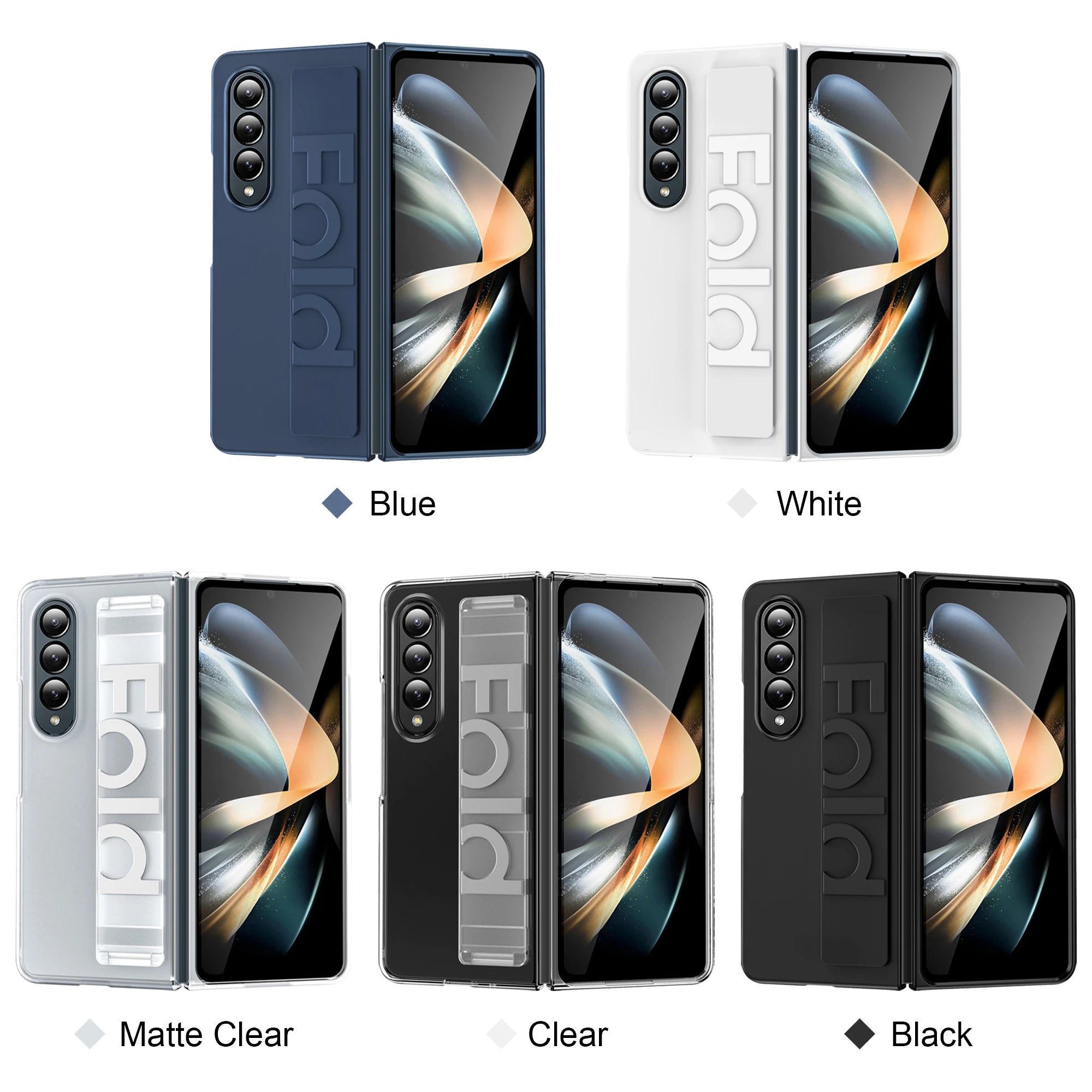 Samsung Galaxy Z Fold Slim Case - Shock-Absorbing Matte Cover Tidesmit