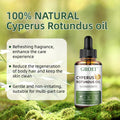 60ml Natural Organic Cyperus Rotundus Oil for Hair Growth Reduction, Post-Shave Care, Vegan & Non-Irritating Skin Moisturizer