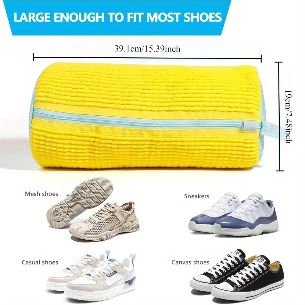 Durable Shoe Washing Machine Bag with Chenille Lining