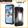 Unihertz TANK X 8849 5G Smartphone 32+512GB Built-in 1080P 220 lumen Projector 50MP+64MP Camara Android 15 17600mah Battery NFC