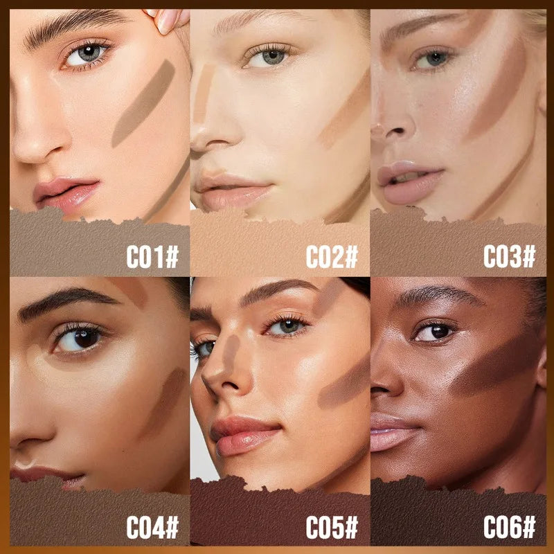 Tidesmit waterproof face highlight stick texture close-up for long-lasting natural 3D contour and concealer makeup