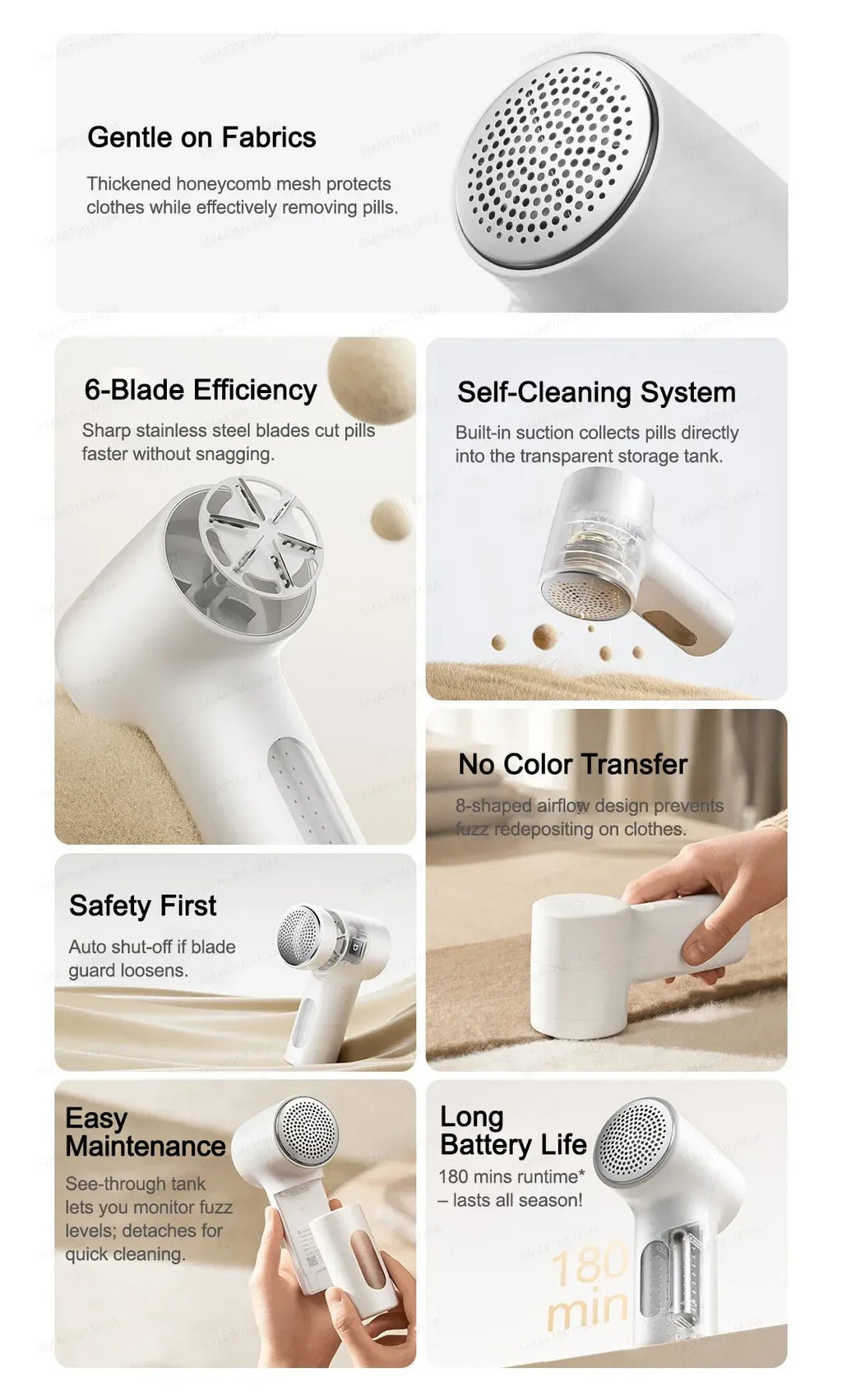 MIJIA Lint Remover 2 Fabric Shaver