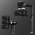 Fascia Gun with Long Handle - Rechargeable Deep Tissue Muscle Massager Fascia Gun Black Tidesmit
