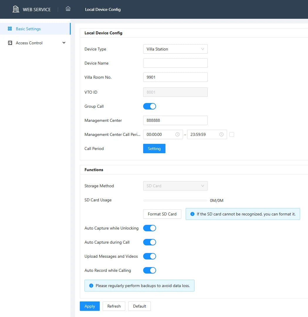 Dahua original IP Video Intercom KIT,VTO2211G-WP & VTH2621G-P & PoE switch,support phone app, RFID Card Unlock