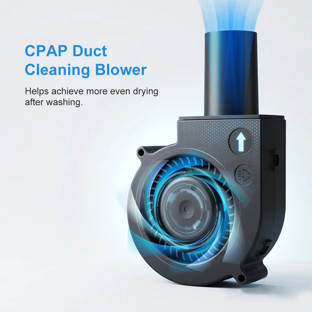 4 Pack CPAP Cleaning Kit for Hose & Mask, with Cpap Hose Dryer, Collapsible Wash Basin & Hose Hanger, Universal Cleaning Brush