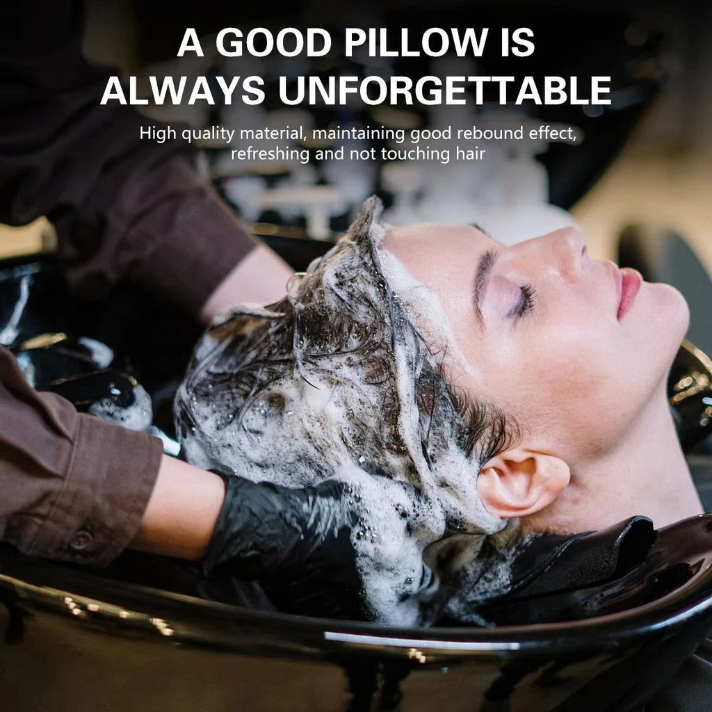 Silicone Hair Washing Neck Rest Cushion - Ergonomic Salon Support Pad Massage Chairs Tidesmit