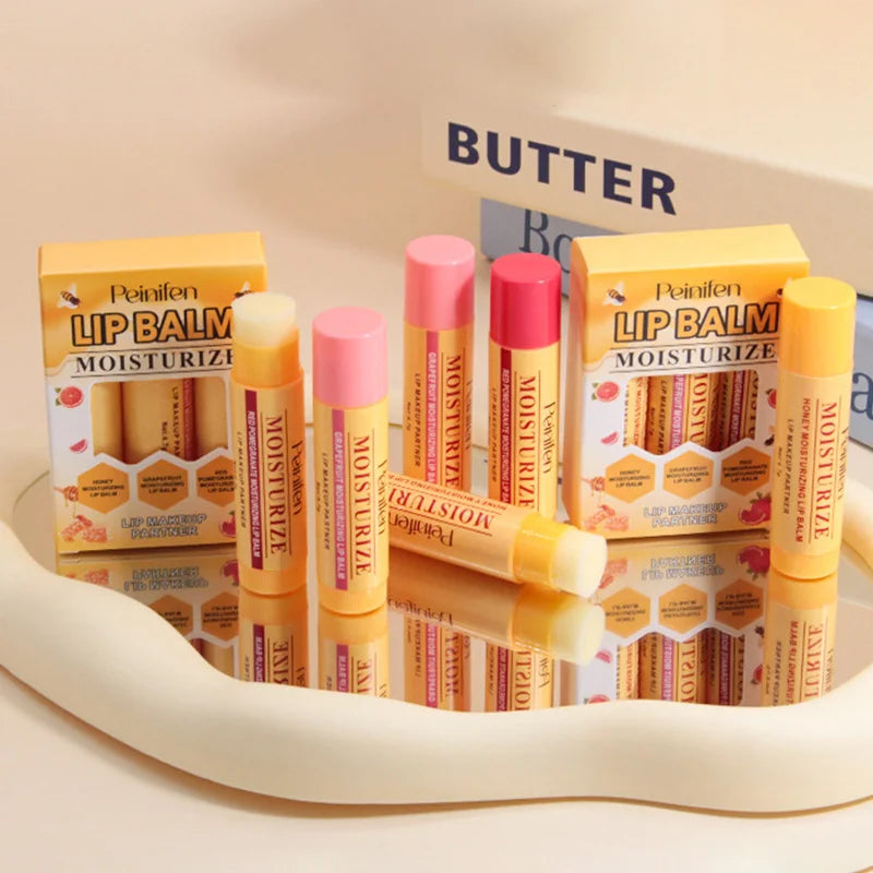 Natural Lip Balm Set - Deep Hydrating Plant-Based Lip Care Lip Care Tidesmit