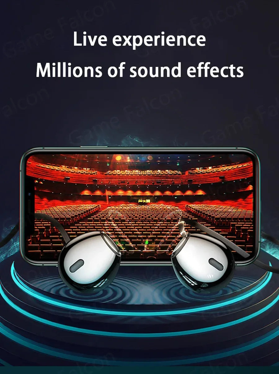 Tidesmit USB C Wired Headphones - HiFi Stereo Audio with Mic Tidesmit
