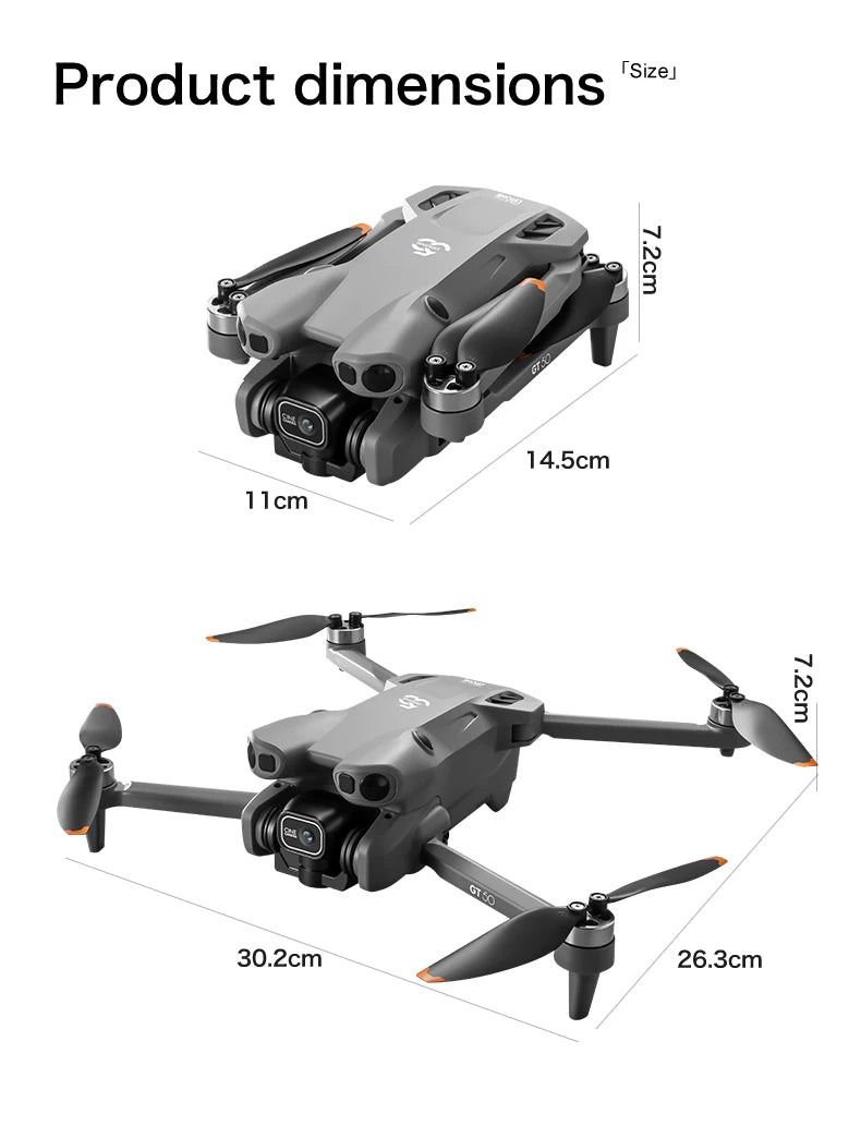 4K Camera Drone with GPS - Foldable Brushless RC Quadcopter by Tidesmit Tidesmit