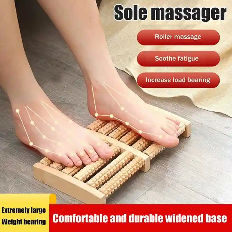 Foot Roller Massager for Plantar Fasciitis - Natural Muscle Relief Massage Roller Tidesmit