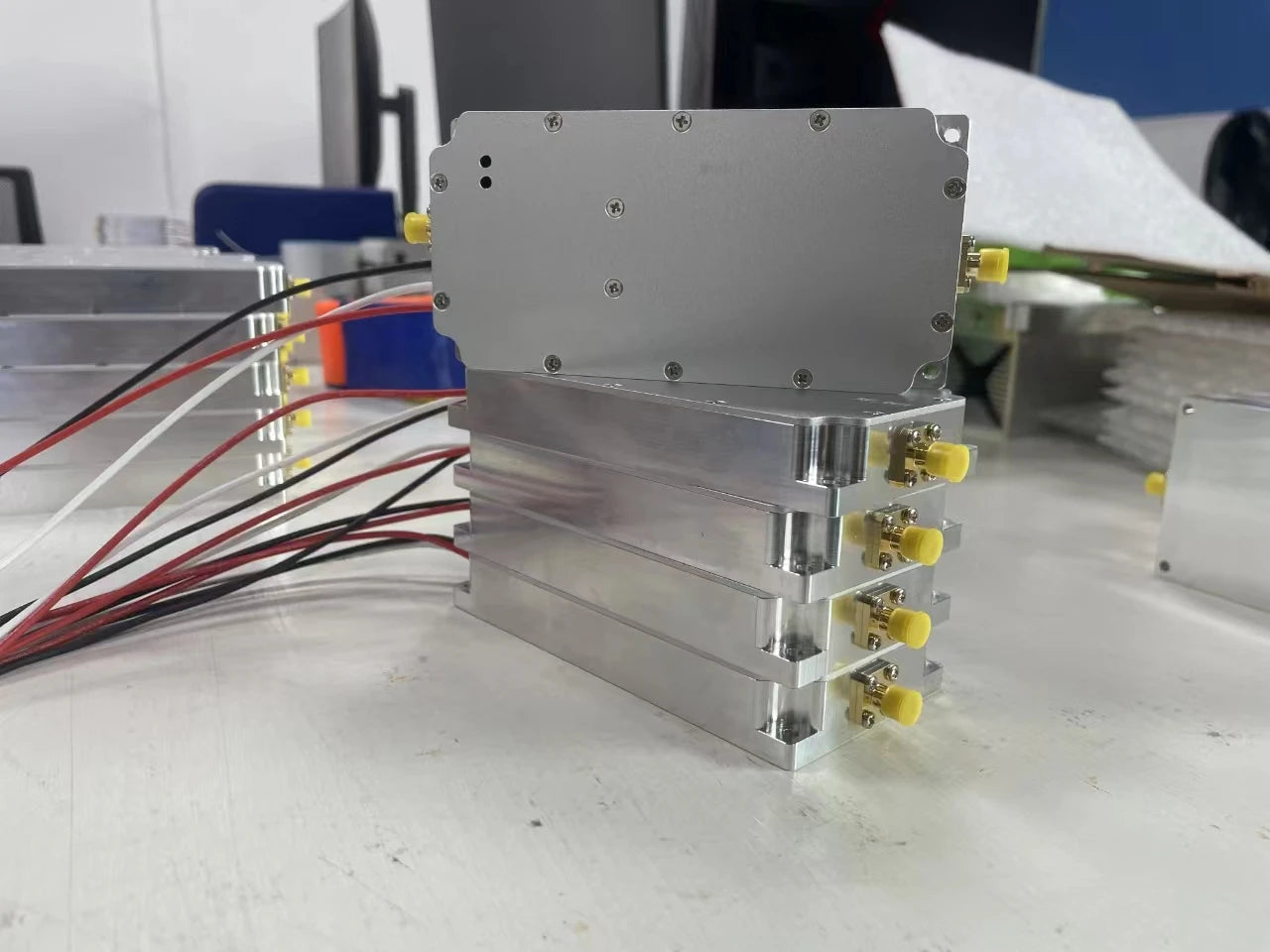 RF Power Amplifier Module 50W SMA for Long-Range Drone Signal Booster Tidesmit