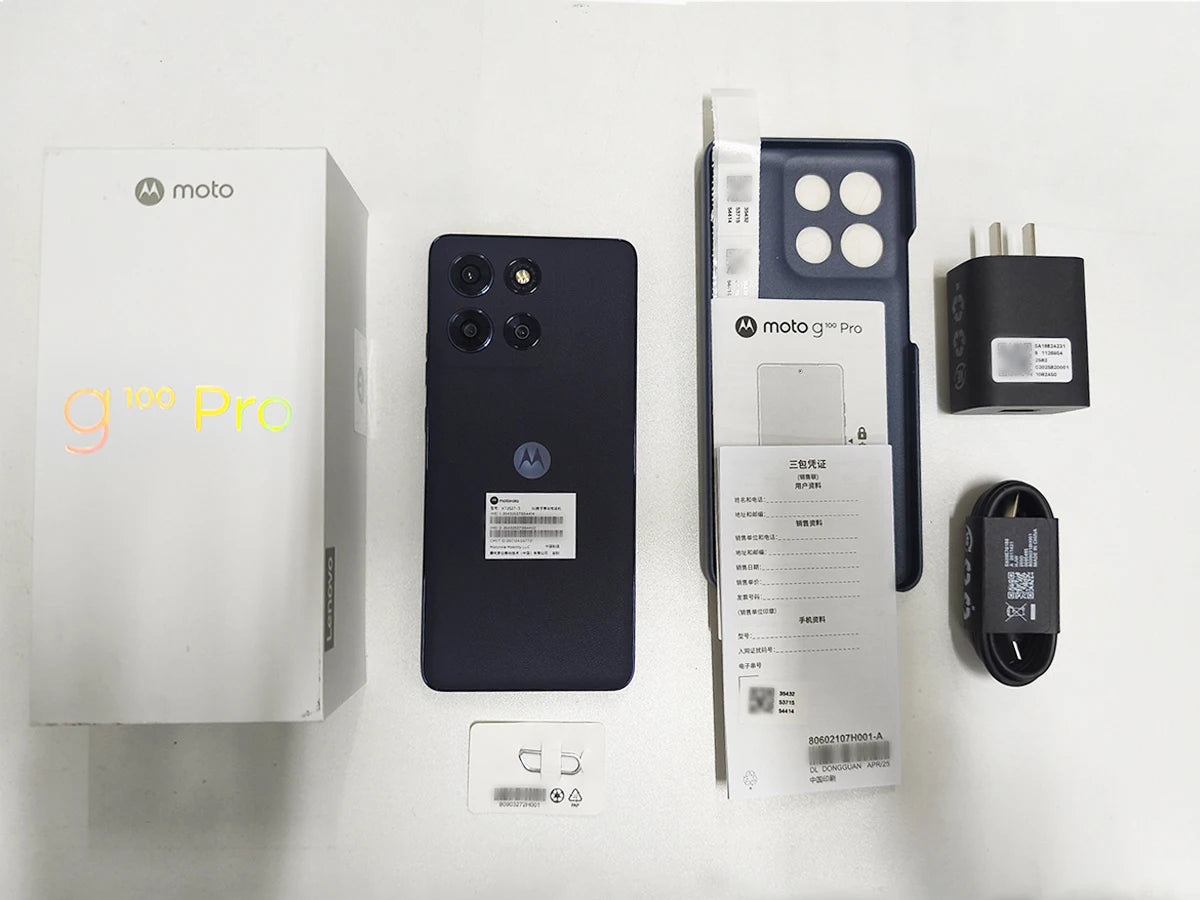 Motorola Moto G100 Pro SmartPhone6.7-inch 1.5K pOLED 120Hz Display Dimensity 7300 Global ROM 6720mAh 50MP AI Camera Cellphone