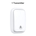 Wireless Doorbell 38-Chime 90db  Self-Generating Power Waterproof Remote Modern Design Kinetic Energy Door Bell EU US UK Plug