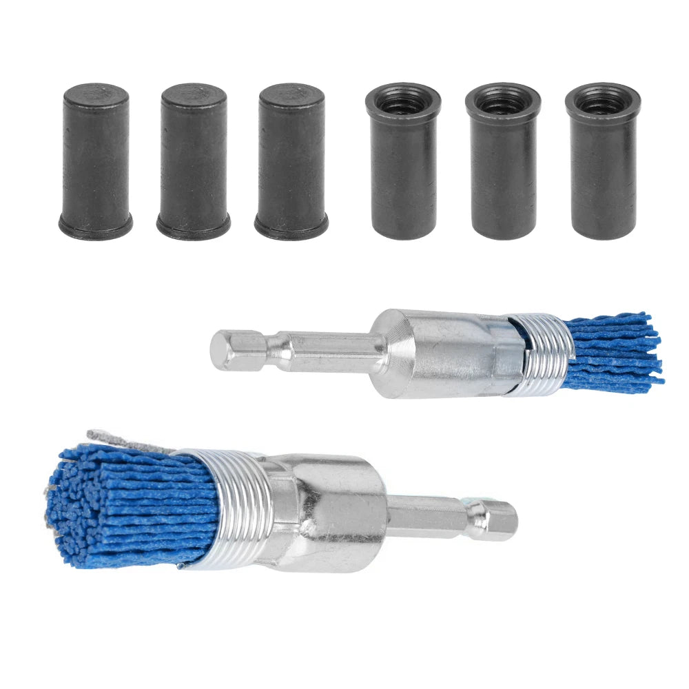 Podofo Universal Diesel Injector Seat Port Cleaning Tool Kit 19Pcs Decarbonising Fuel Nozzle Repair Tool Set