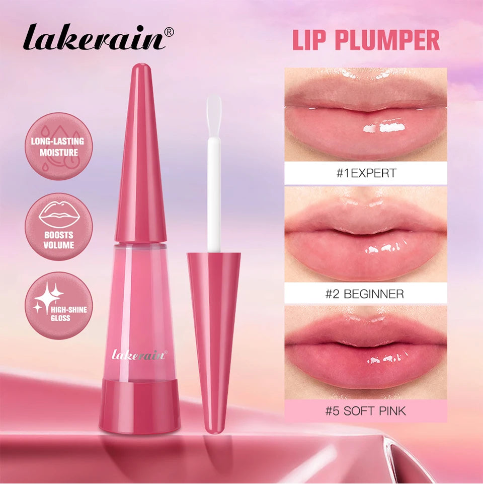 Lip Plumper Oil – Hydrating Volumizing Gloss for Fuller Lips, 6ml Lip Care Tidesmit