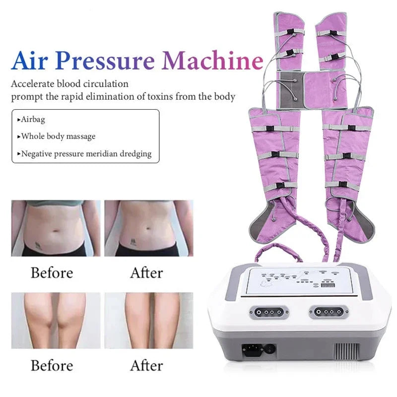 Pressotherapy Lymphatic Air Compression Massager - Electric Recovery Massage Chairs Tidesmit