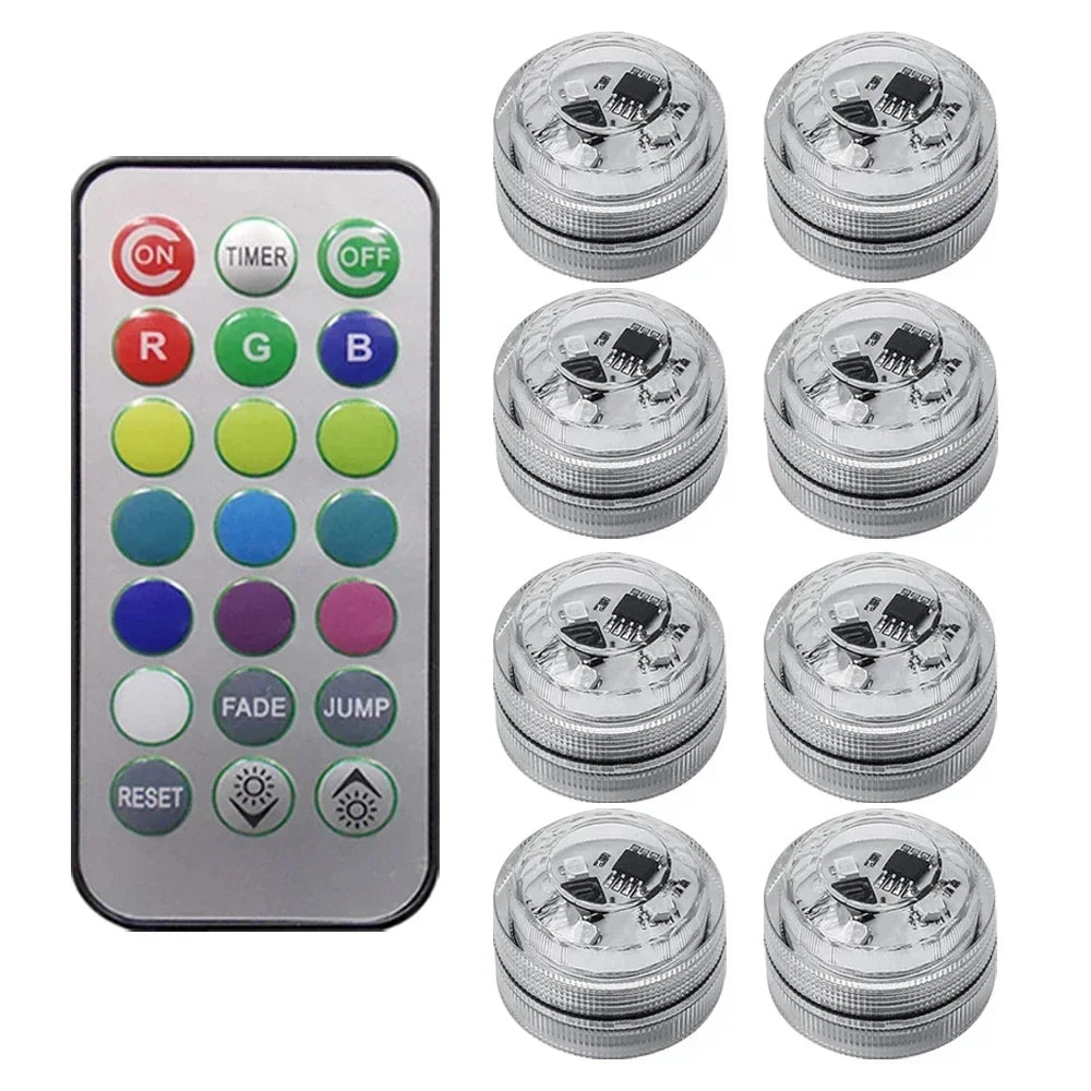 Wireless LED Car Interior Lights - Multi-Color Adhesive Set Tidesmit