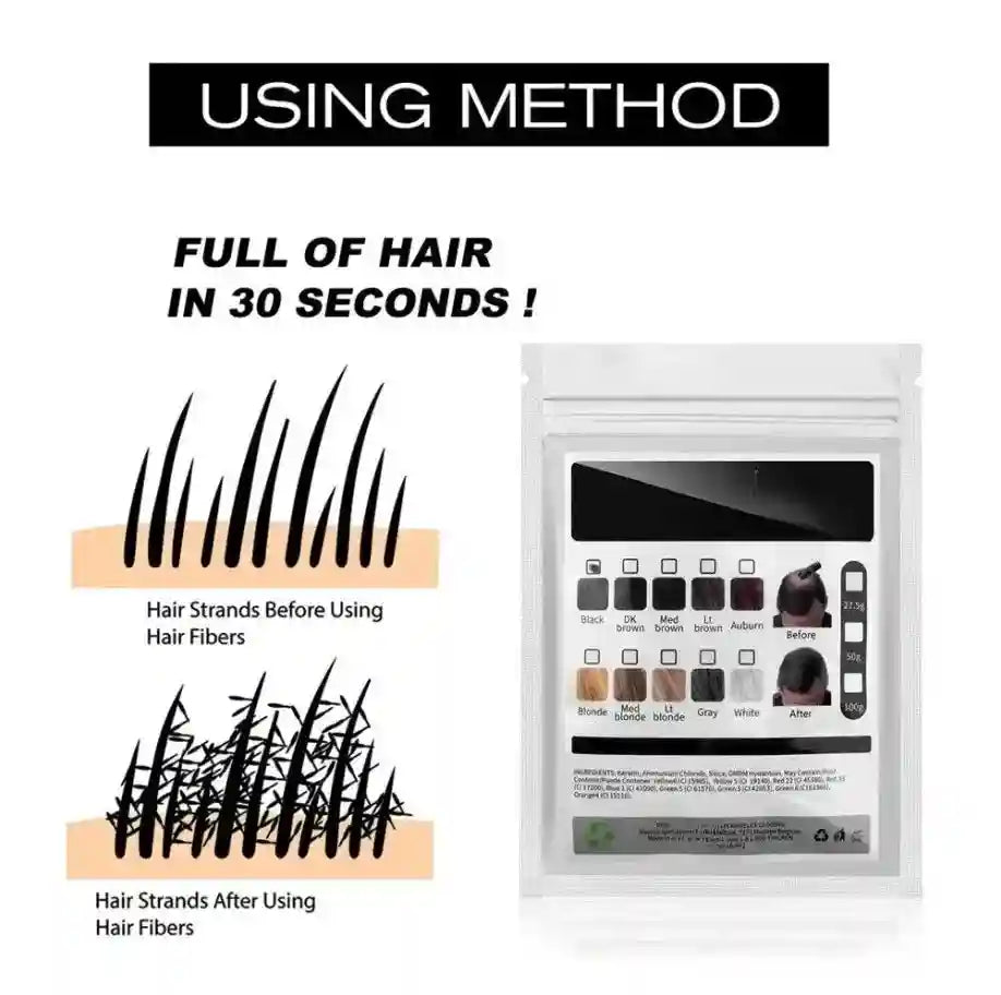 Hair Building Fibers 100g - Instant Keratin Powder for Thicker Hair Lip Care Tidesmit