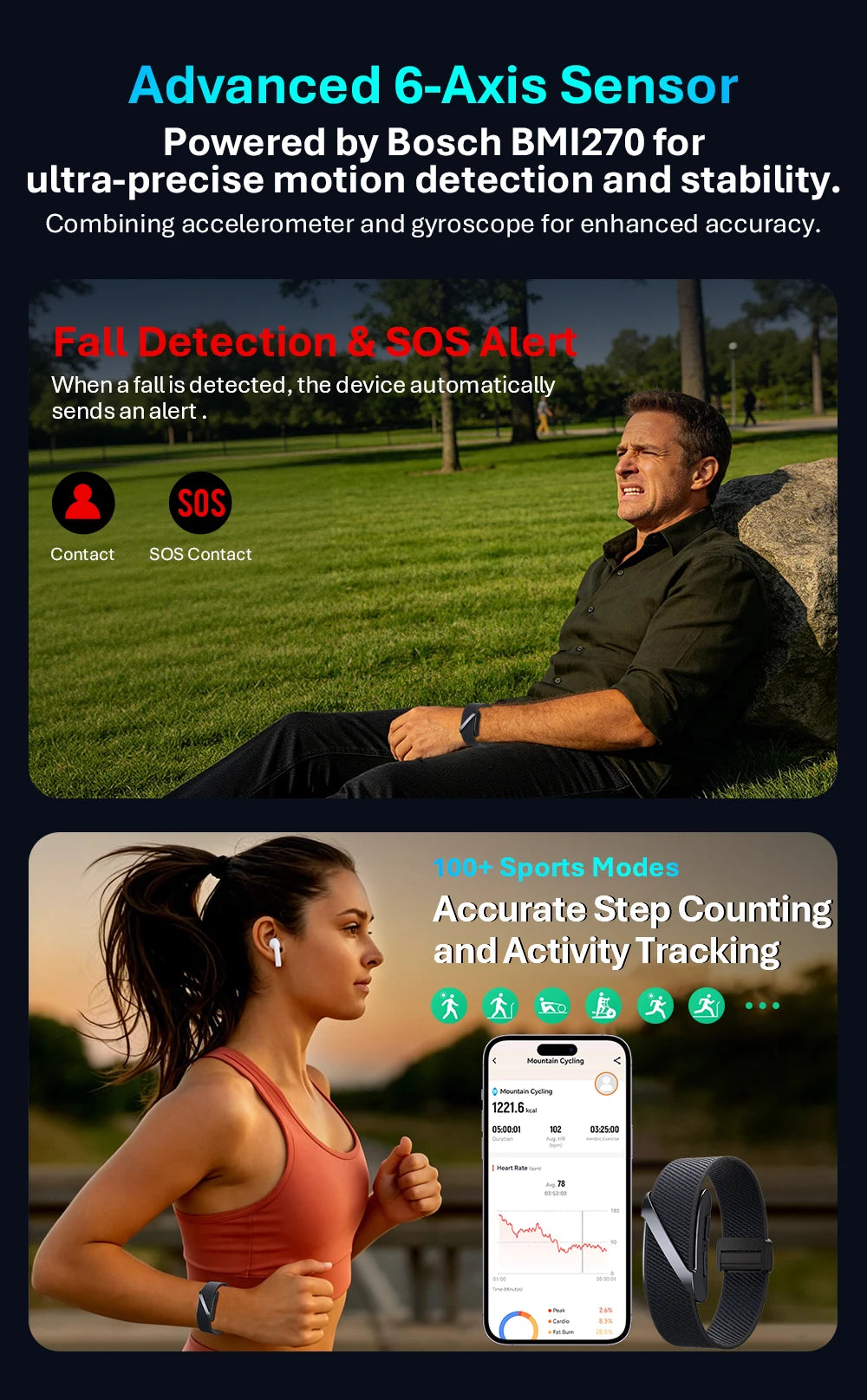 VALDUS VANTA ECG Smartwatch Man Woman SOS Fall Reminder Fitness Tracker Heart Rate Blood Pressue Sleep Monitor 2026 New Bracelet