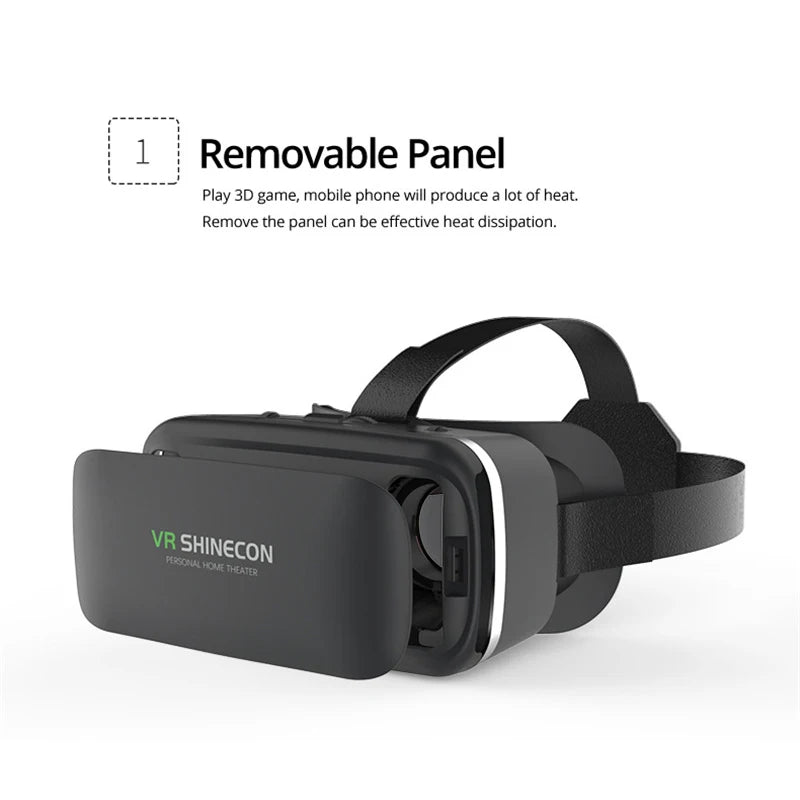 VR Headset for Smartphone – Adjustable 3D Goggles with Spatial Audio Tidesmit
