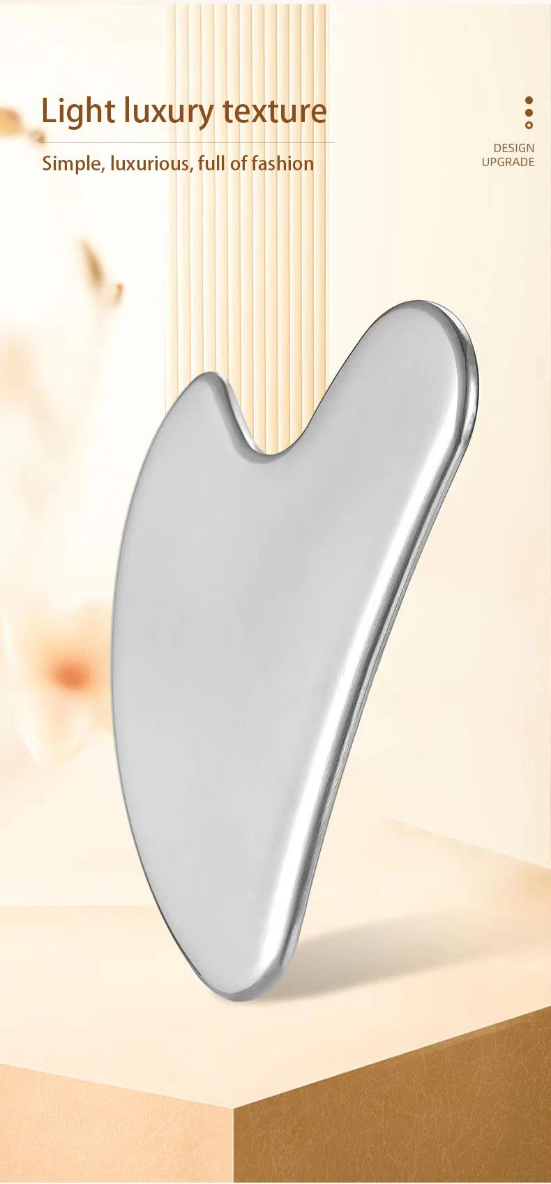 Stainless Steel Gua Sha Tool - Facial Lifting and Deep Tissue Massage Body Shaping Massage Equipment Tidesmit