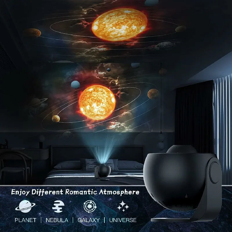 Galaxy Projector Night Light 360 Rotating LED Starry Lamp Tidesmit