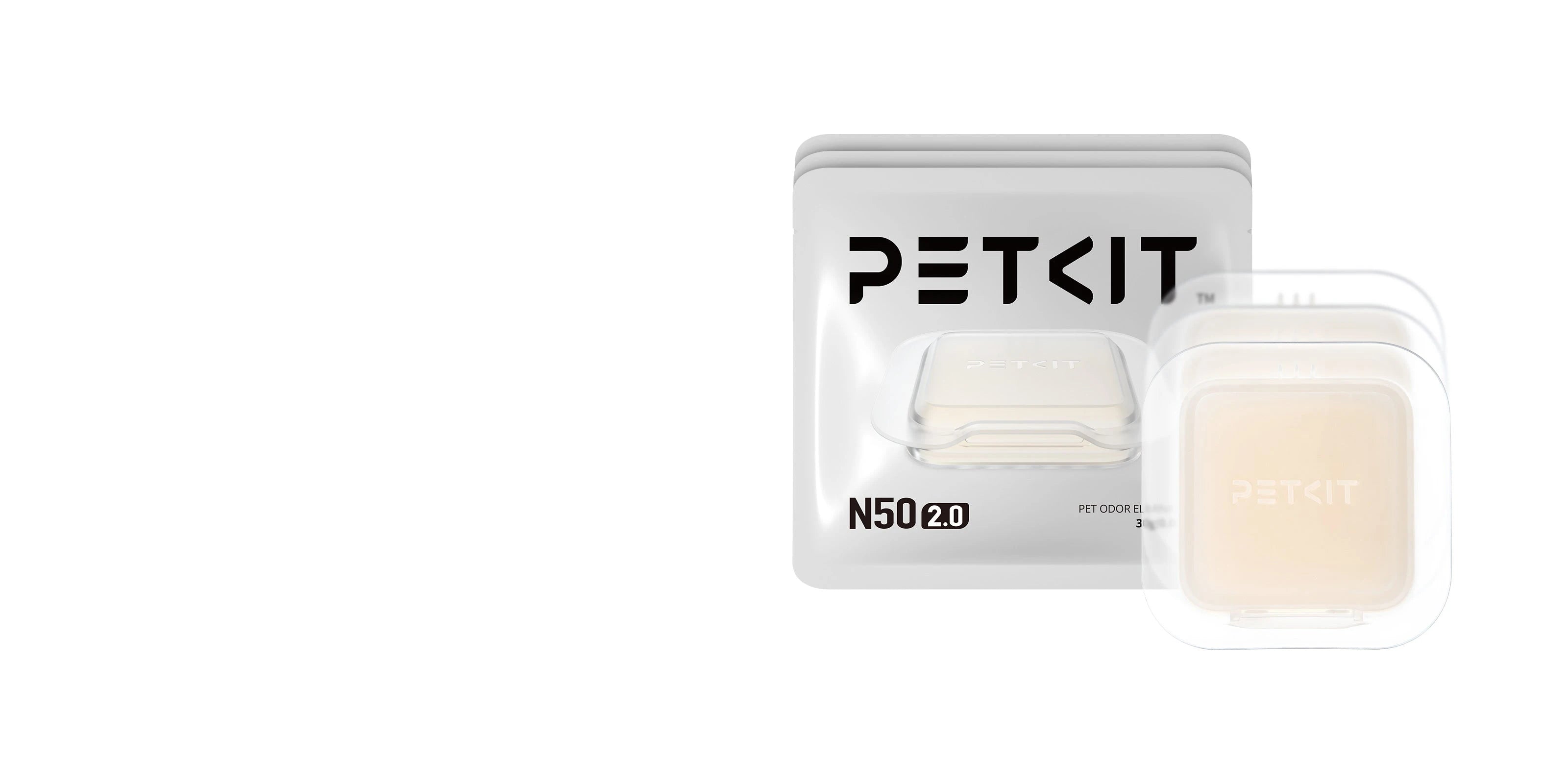 PETKIT N50 Second Deodorant Cubes Generation For PURA MAX Cat Litter Box Automatic Pet Supplies Cats Puramax2 Parts Deodorizer