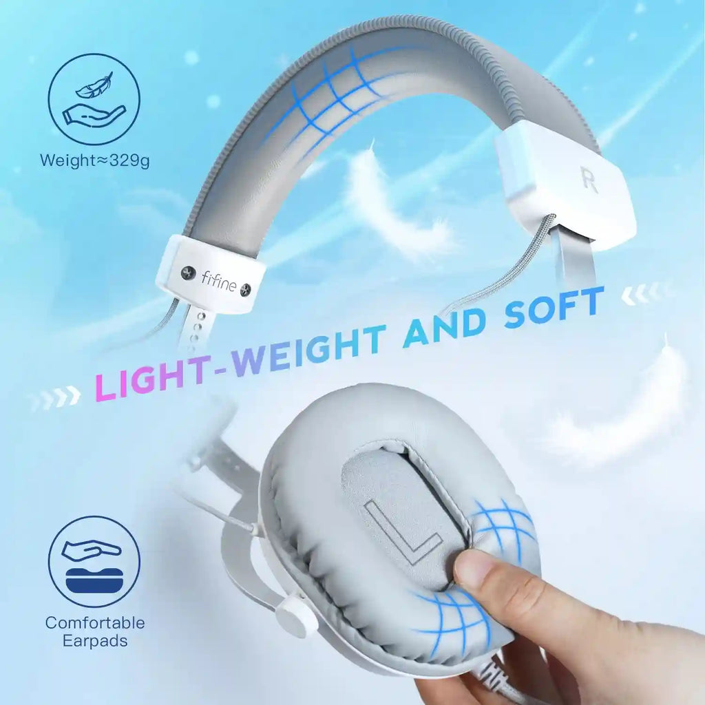 USB Gaming Headset 7.1 Surround Sound Wired PC PS5 H9W Tidesmit