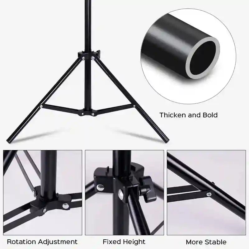 LED Ring Light with Tripod Stand for Pro Content Creation | Tidesmit Tidesmit