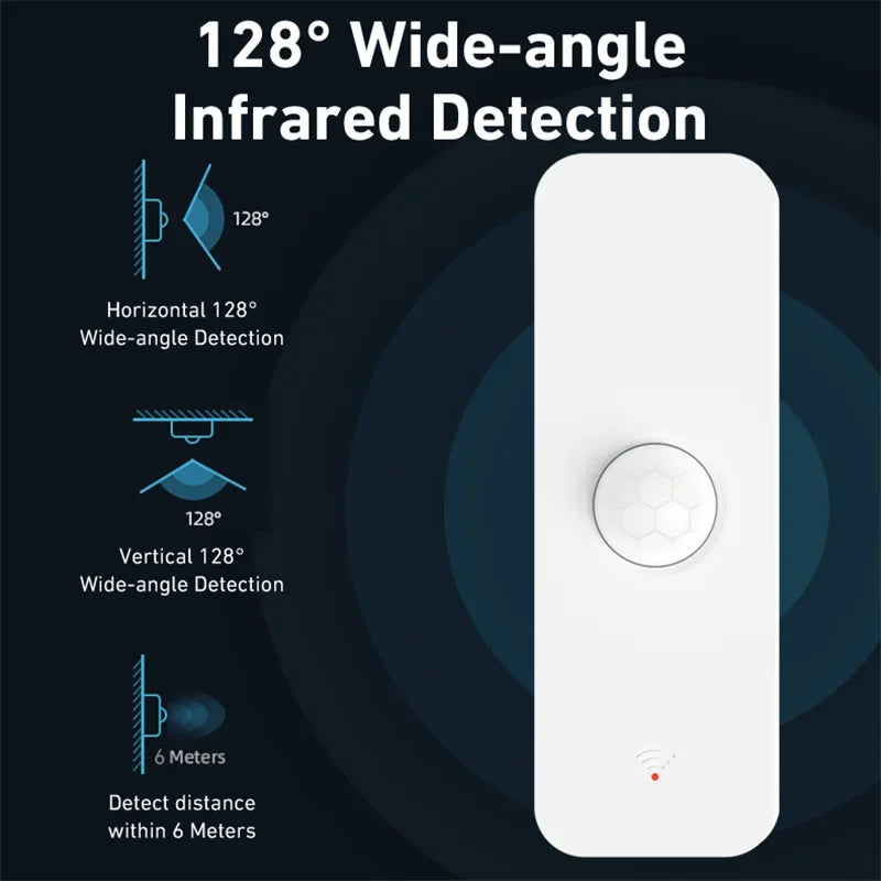 Smart PIR Motion Sensor WiFi Infrared Detector for Home Automation Tidesmit