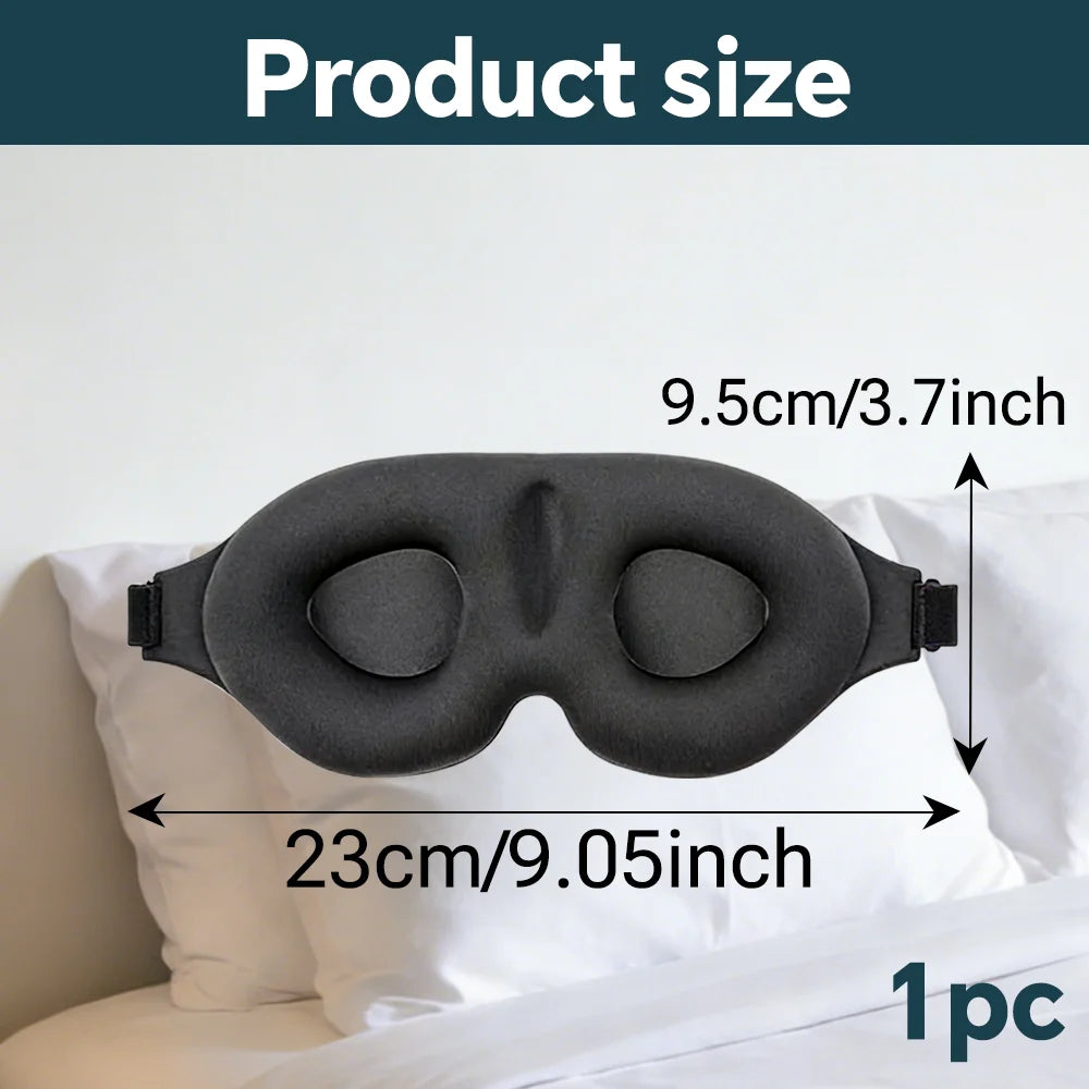 3D-Shaped Men's and Women's Sleep Eye Masks Provide Perfect Light-Blocking, Are Soft and Comfortable, Suitable for Travel A-DH