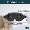 3D-Shaped Men's and Women's Sleep Eye Masks Provide Perfect Light-Blocking, Are Soft and Comfortable, Suitable for Travel A-DH