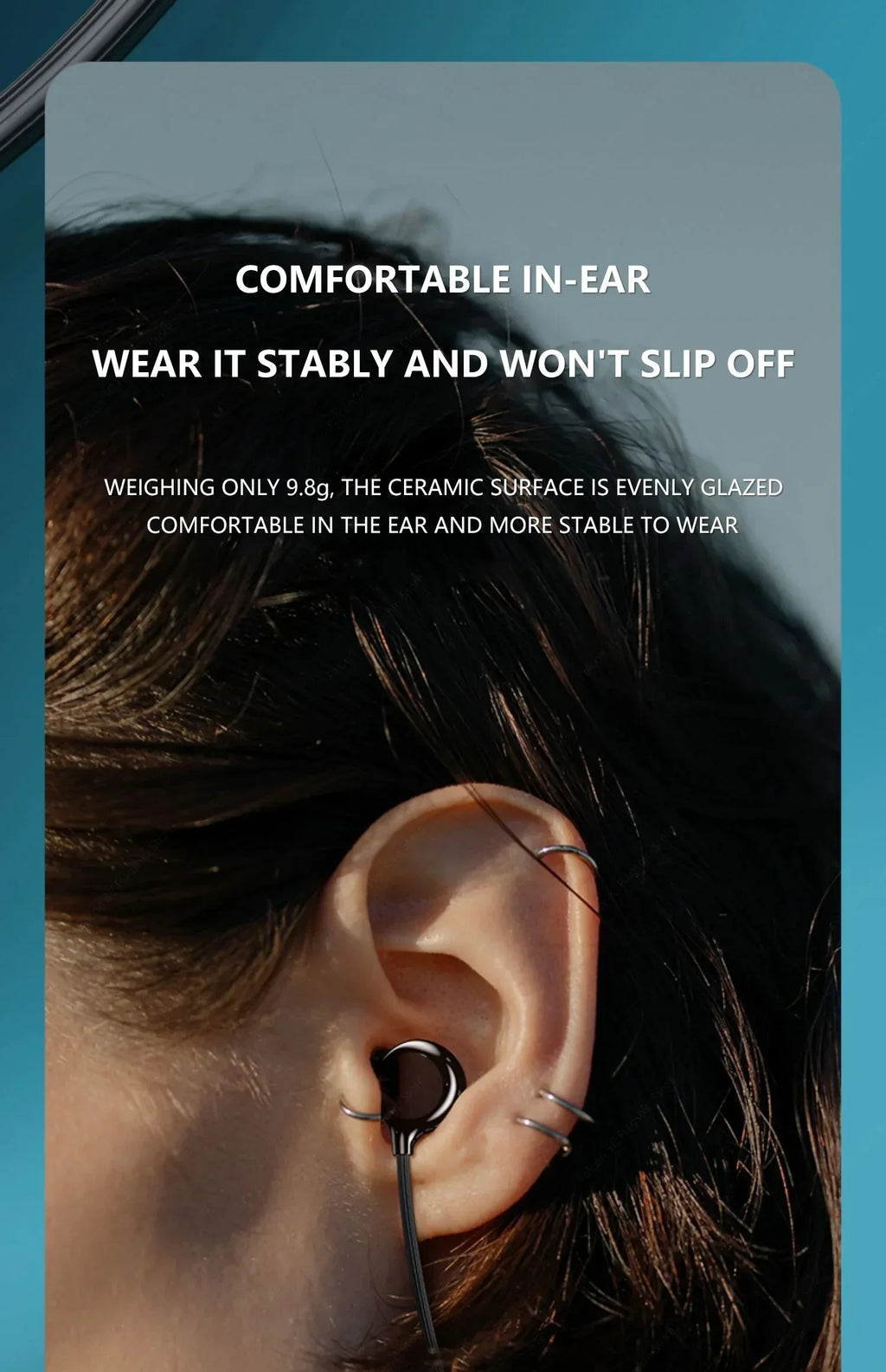 USB-C Wired HiFi Earphones with Ceramic Mic by Tidesmit Tidesmit
